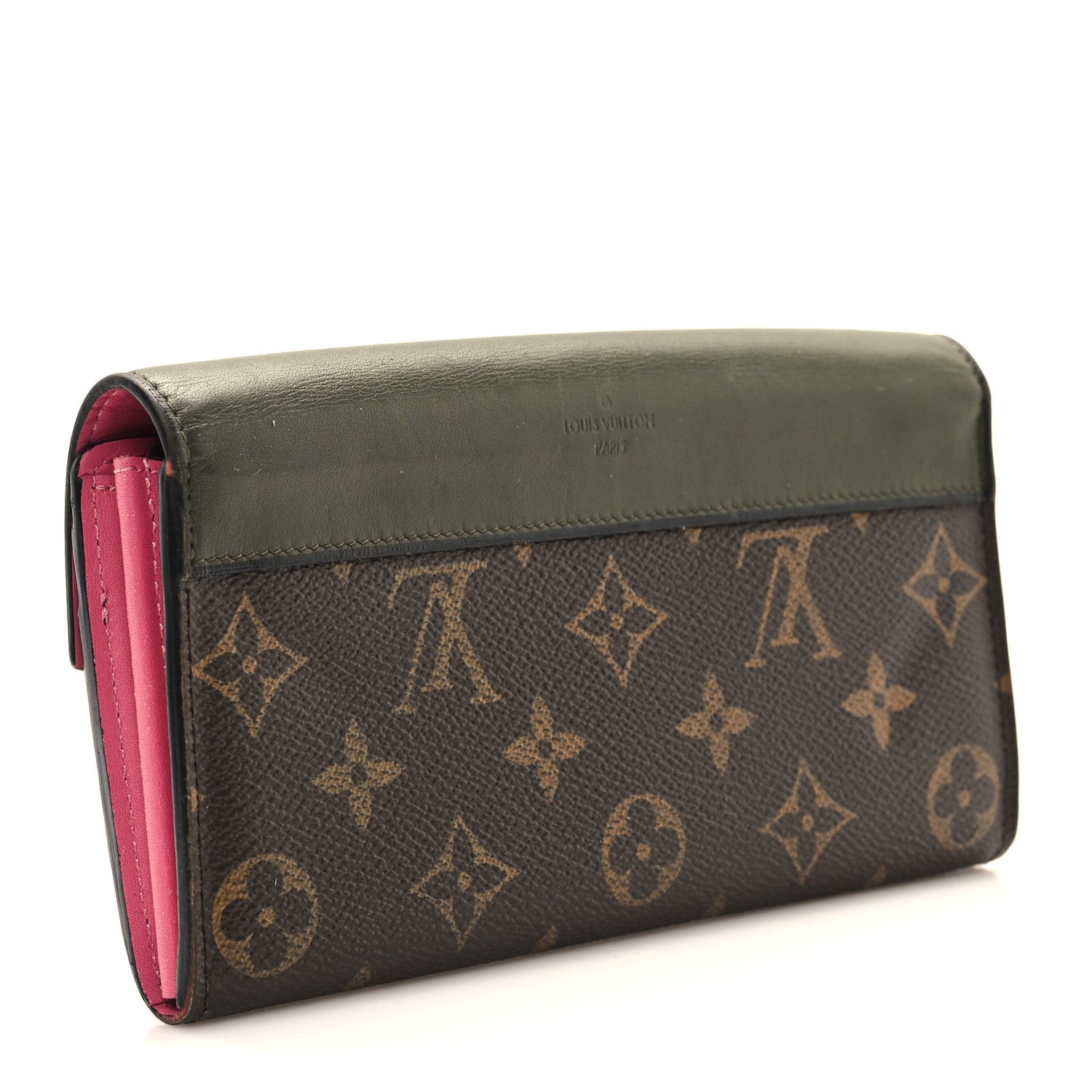 Louis Vuitton Monogram Sarah Tuileries Wallet Green 3 of 8