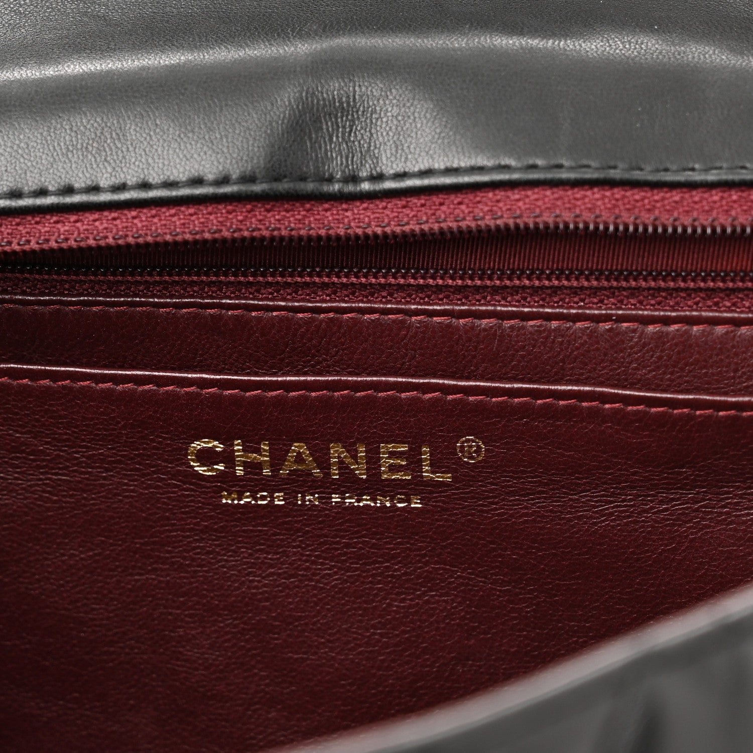 Chanel Lambskin Quilted Jumbo Single Flap Black 5 of 10