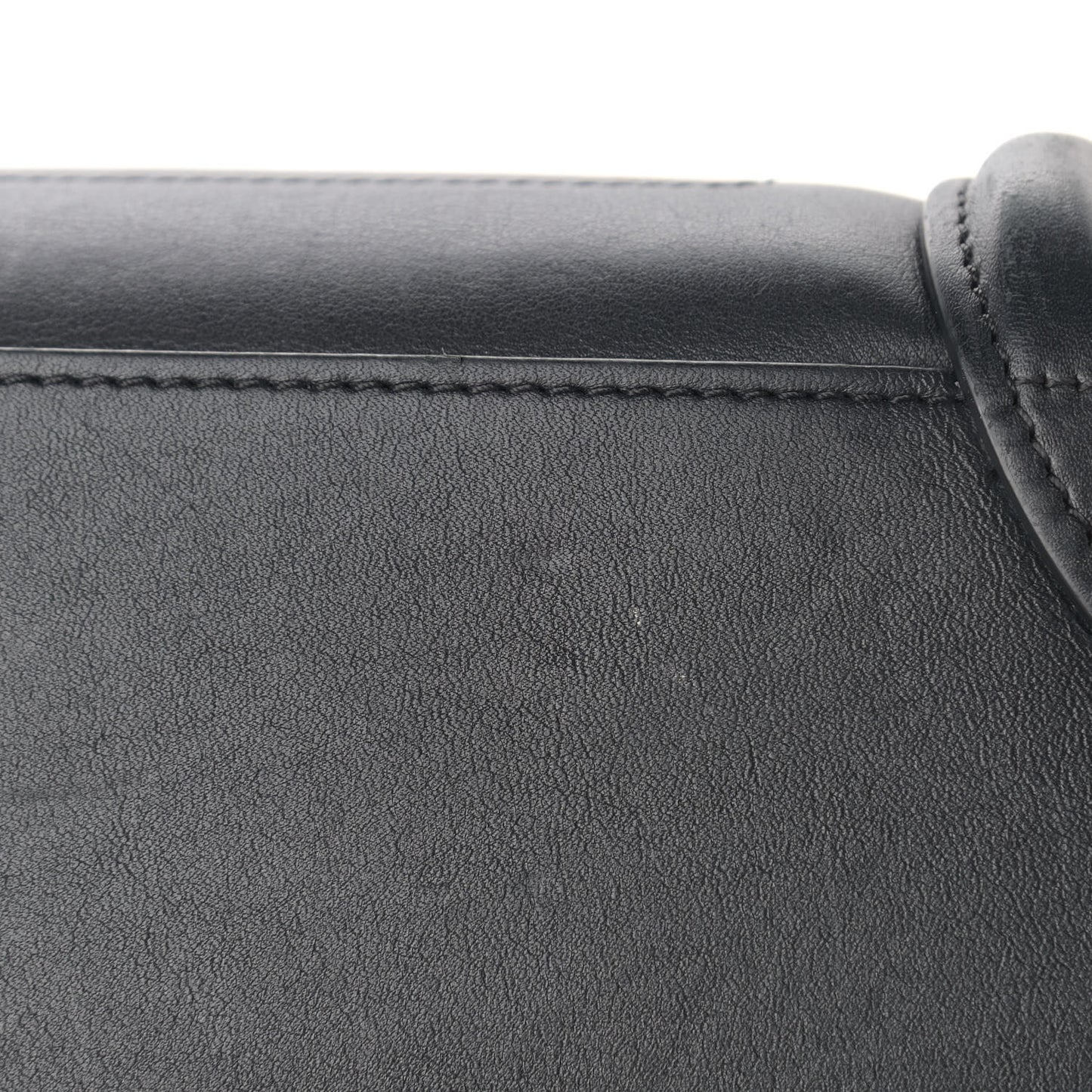 Smooth Calfskin Micro Luggage Black