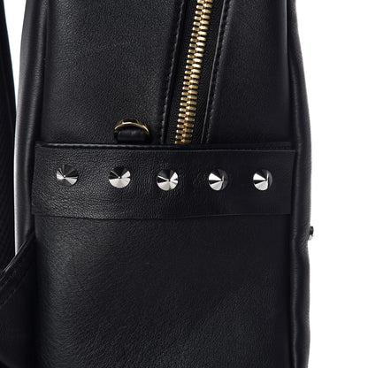 MCM Smooth Calfskin Radial Studded Stark Small Backpack Black 24 of 26