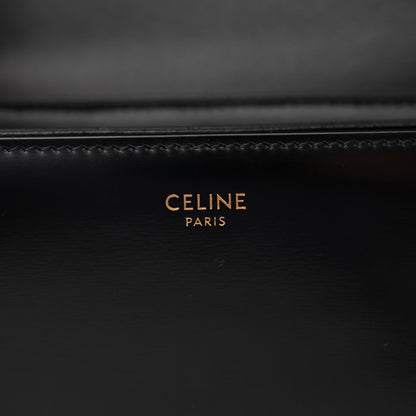 Celine Shiny Calfskin Teen Triomphe Black 6 of 10