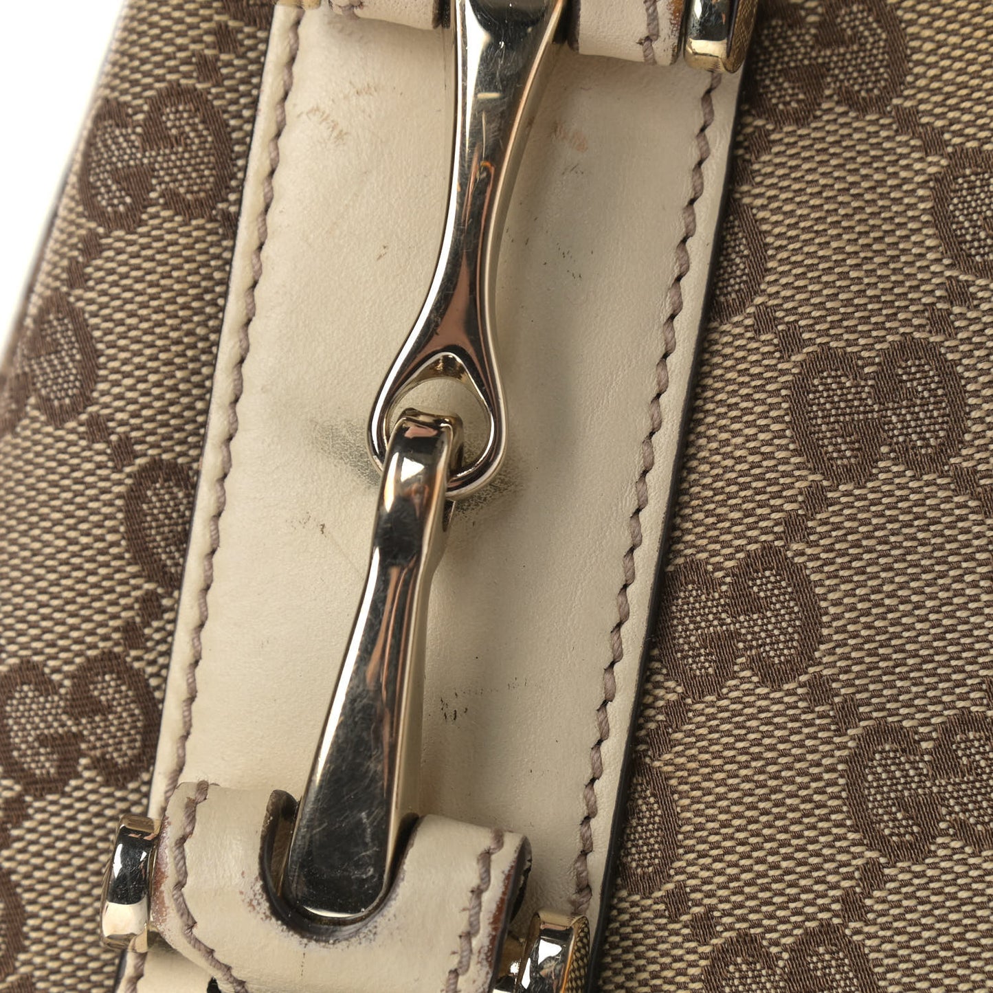 Monogram Medium Pelham Shoulder Bag Off White