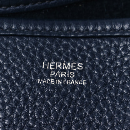 Hermes Taurillon Clemence Evelyne III PM Bleu Nuit 6 of 13