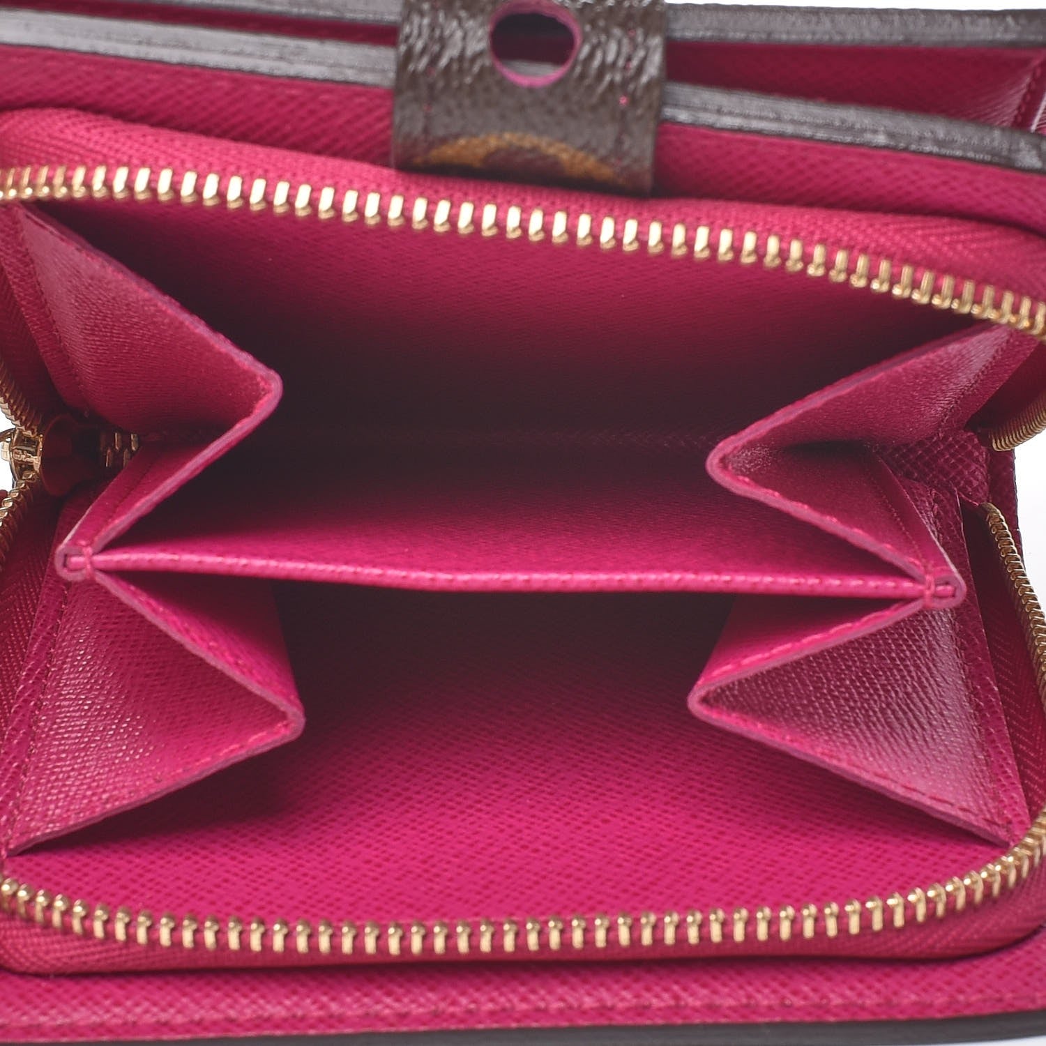 Louis Vuitton Monogram Perforated Compact Zipped Wallet Fuchsia 6 of 7