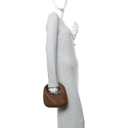 Bottega Veneta Nappa Intrecciato Baby Veneta Hobo Nocciola 2 of 10