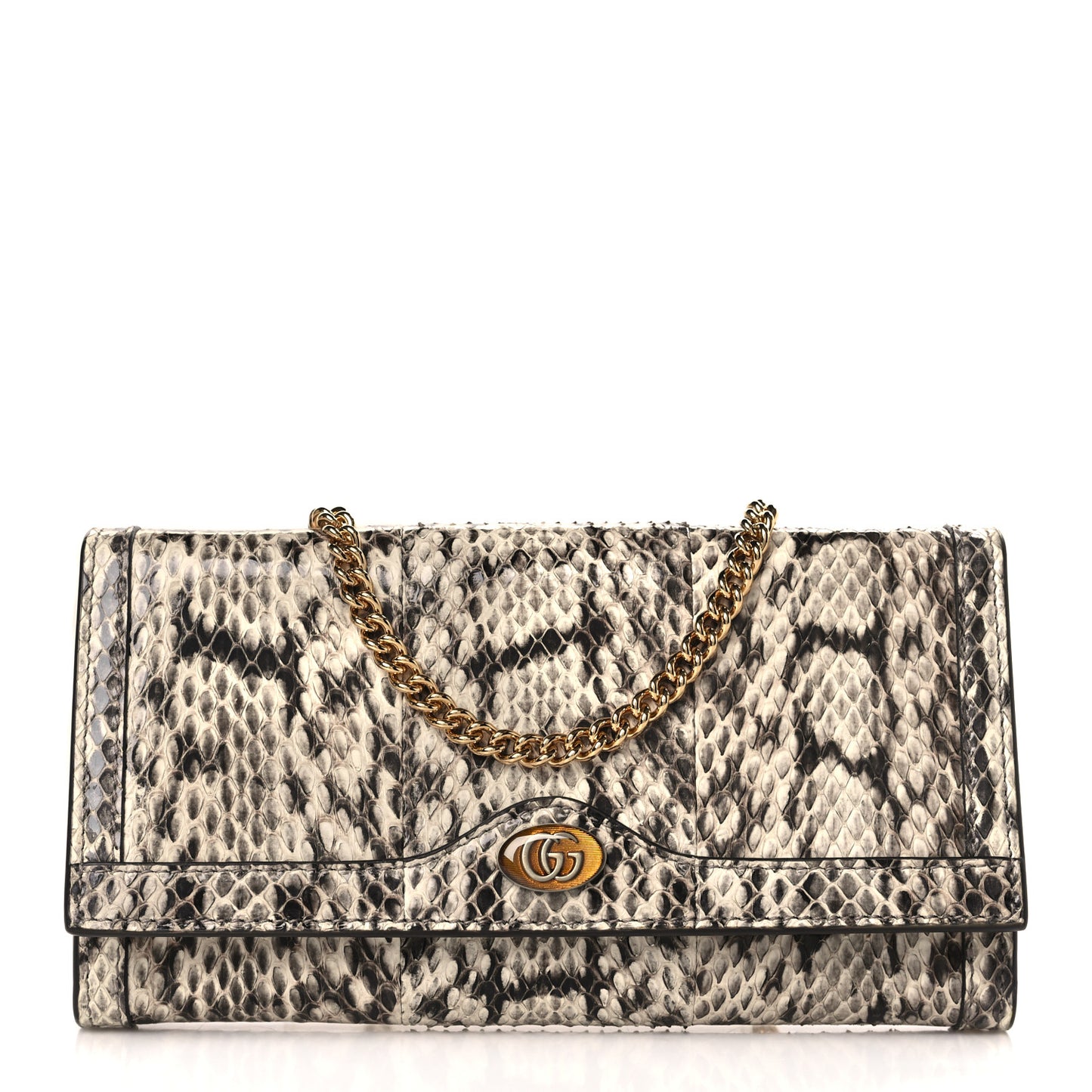 Snakeskin GG Ophidia Wallet On Chain Roccia