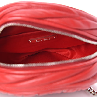 Miu Miu Nappa Matelasse Round Crossbody Fuoco 5 of 8