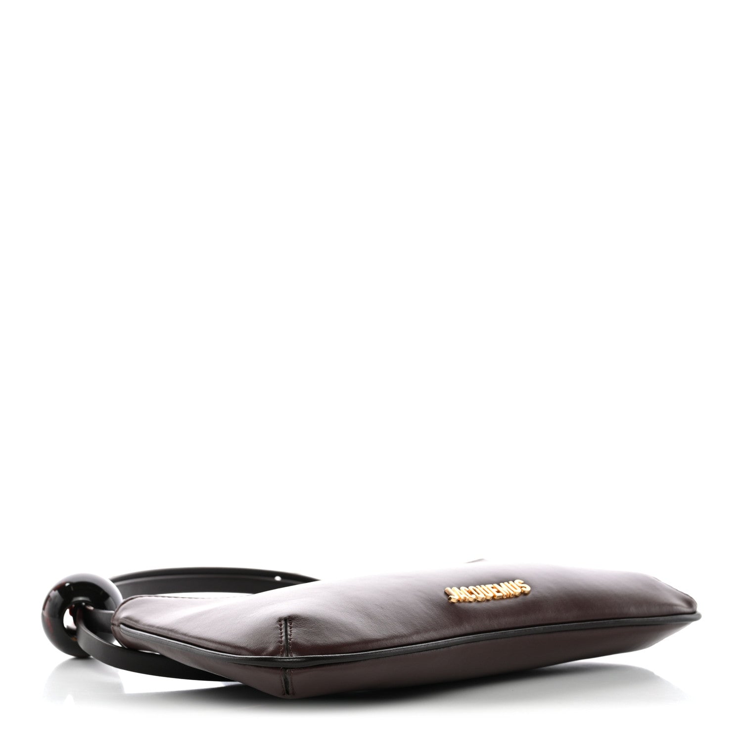 Jacquemus Smooth Calfskin Le Bisou Perle Medium Brown 4 of 9
