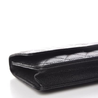 Chanel Caviar Quilted Wallet On Chain WOC Black 9 of 11