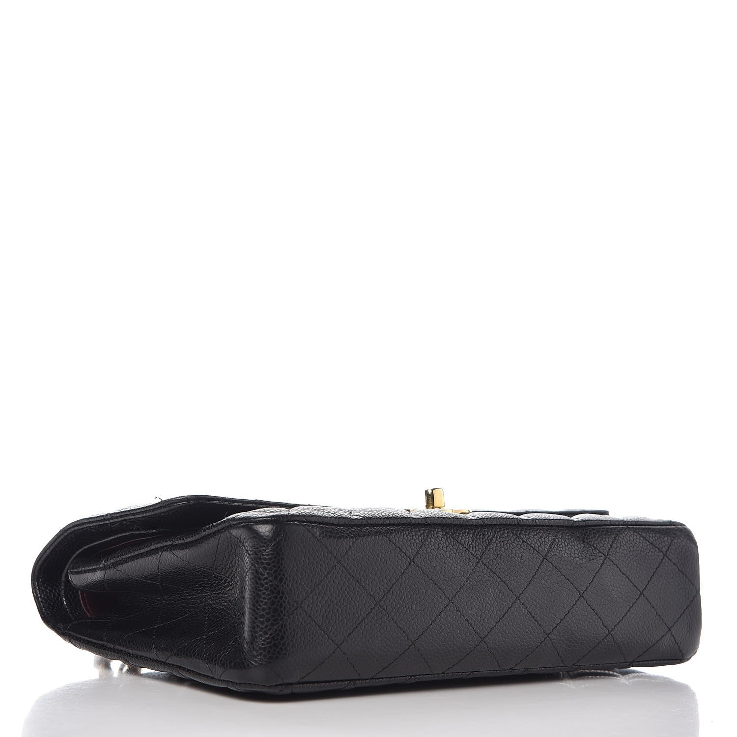 Chanel Caviar Quilted Medium Double Flap Black 4 of 13