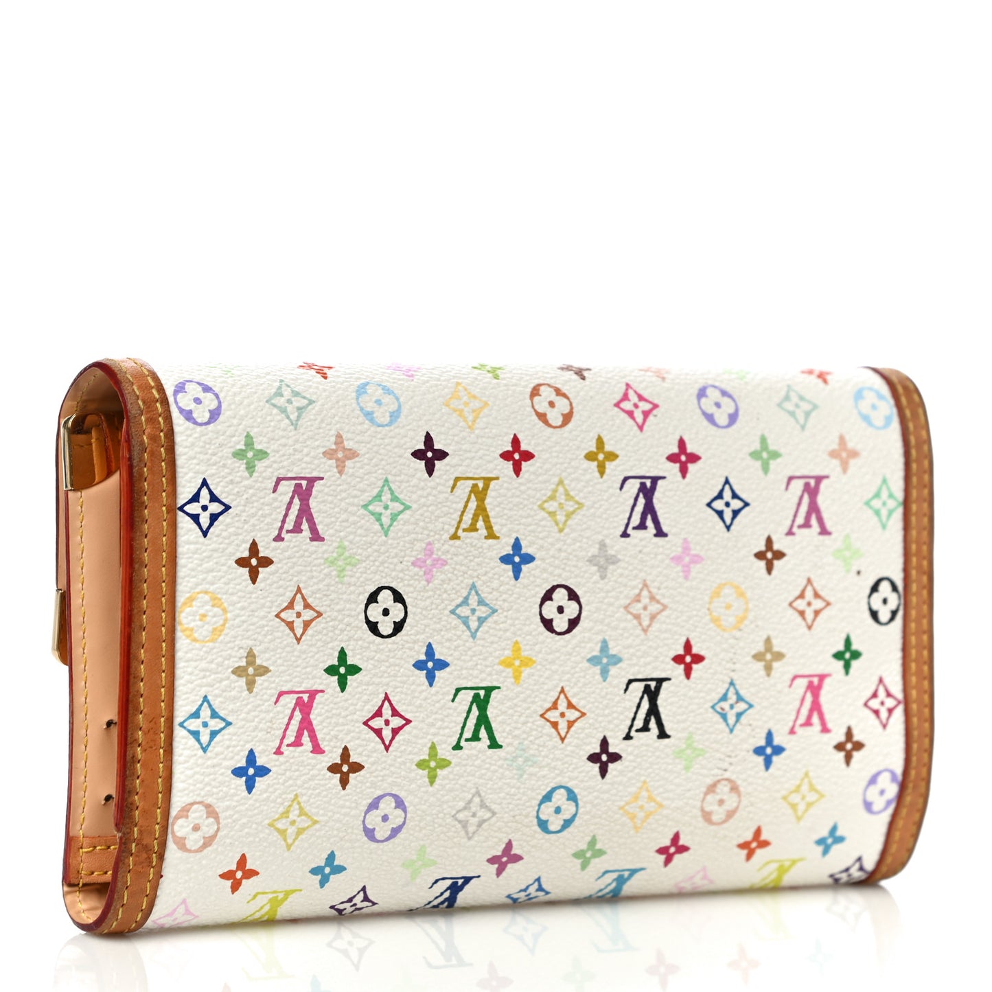 Monogram Multicolor Porte Tresor International Wallet White