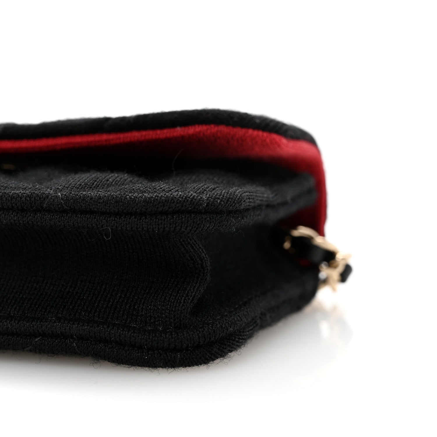 Chanel Jersey Quilted Micro Mini Flap Black 10 of 10