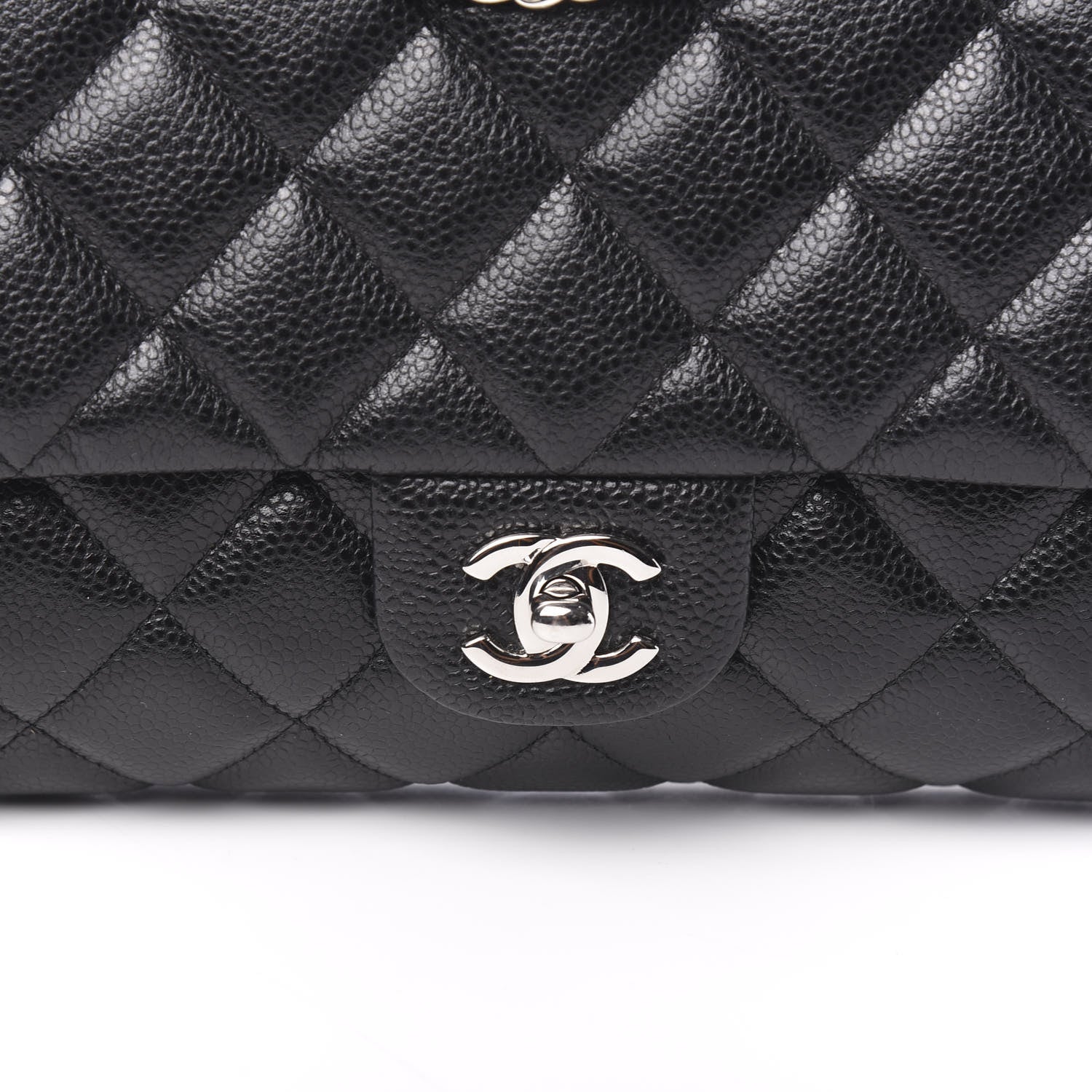 Chanel Caviar Quilted Clutch With Chain Flap Black 9 of 10
