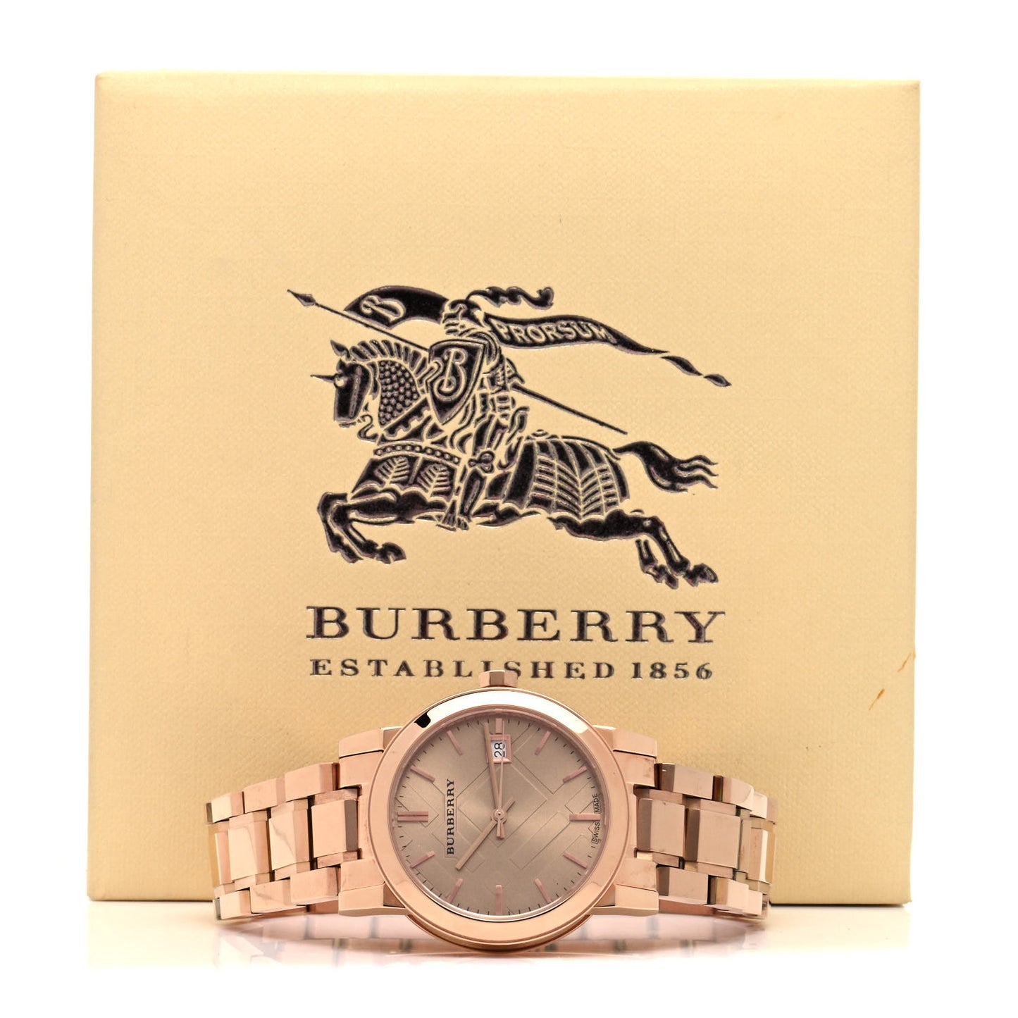 Stainless Steel 34mm The City Quartz Watch Rose BU9135