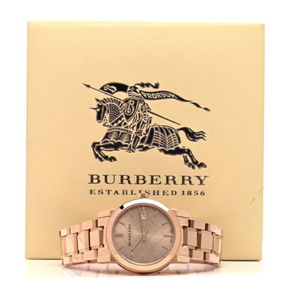 Burberry Stainless Steel 34mm The City Quartz Watch Rose BU9135 5 of 5