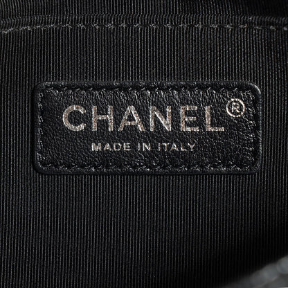 Chanel Goatskin Chesterfield Quilted Medium Celtic Boy Flap Black 7 of 9