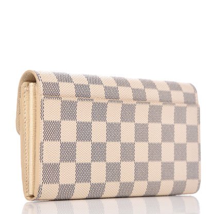 Louis Vuitton Damier Azur Sarah Wallet NM 5 of 14