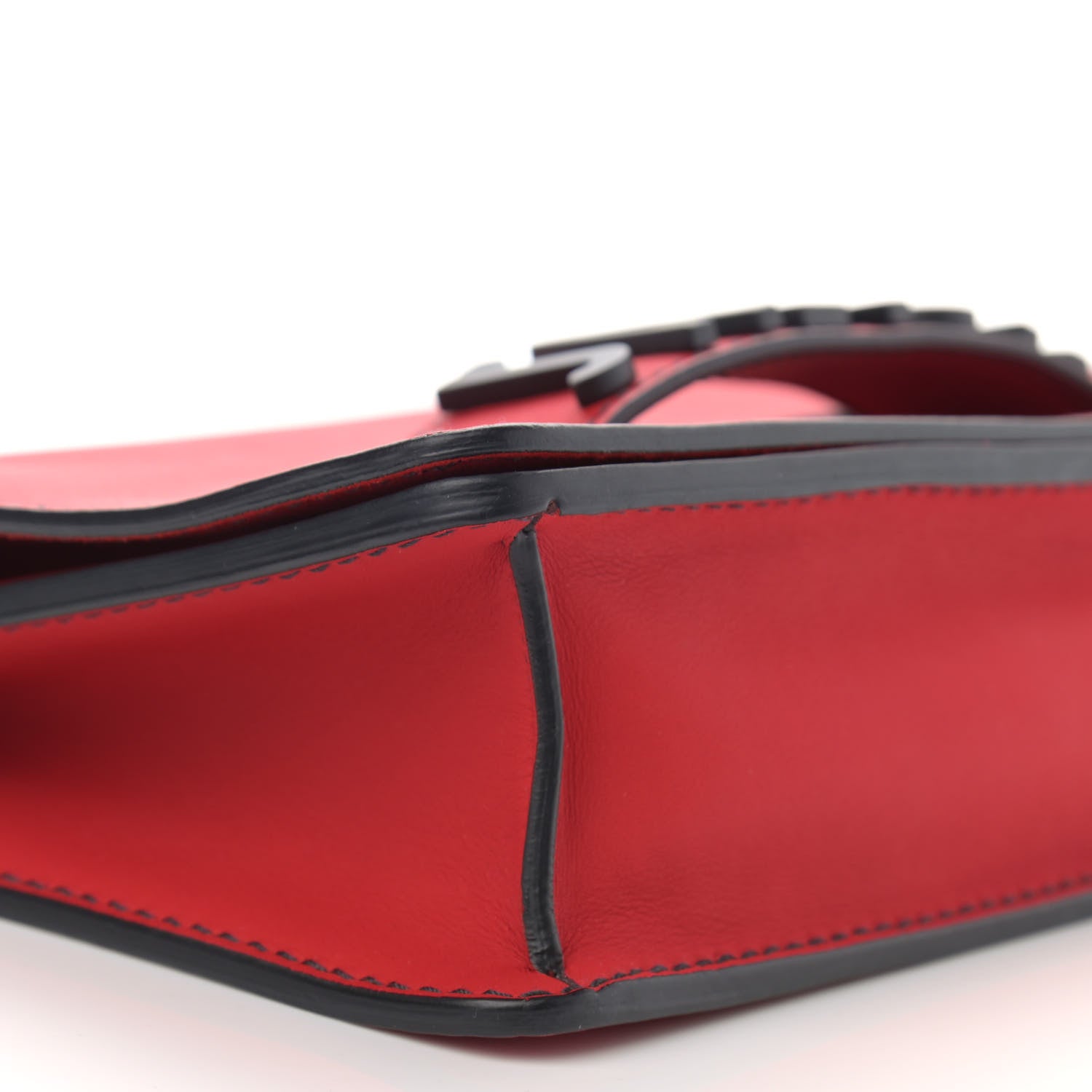 Christian Dior Ultra Matte Calfskin J'Adior Chain Flap Bag Red Black 7 of 10