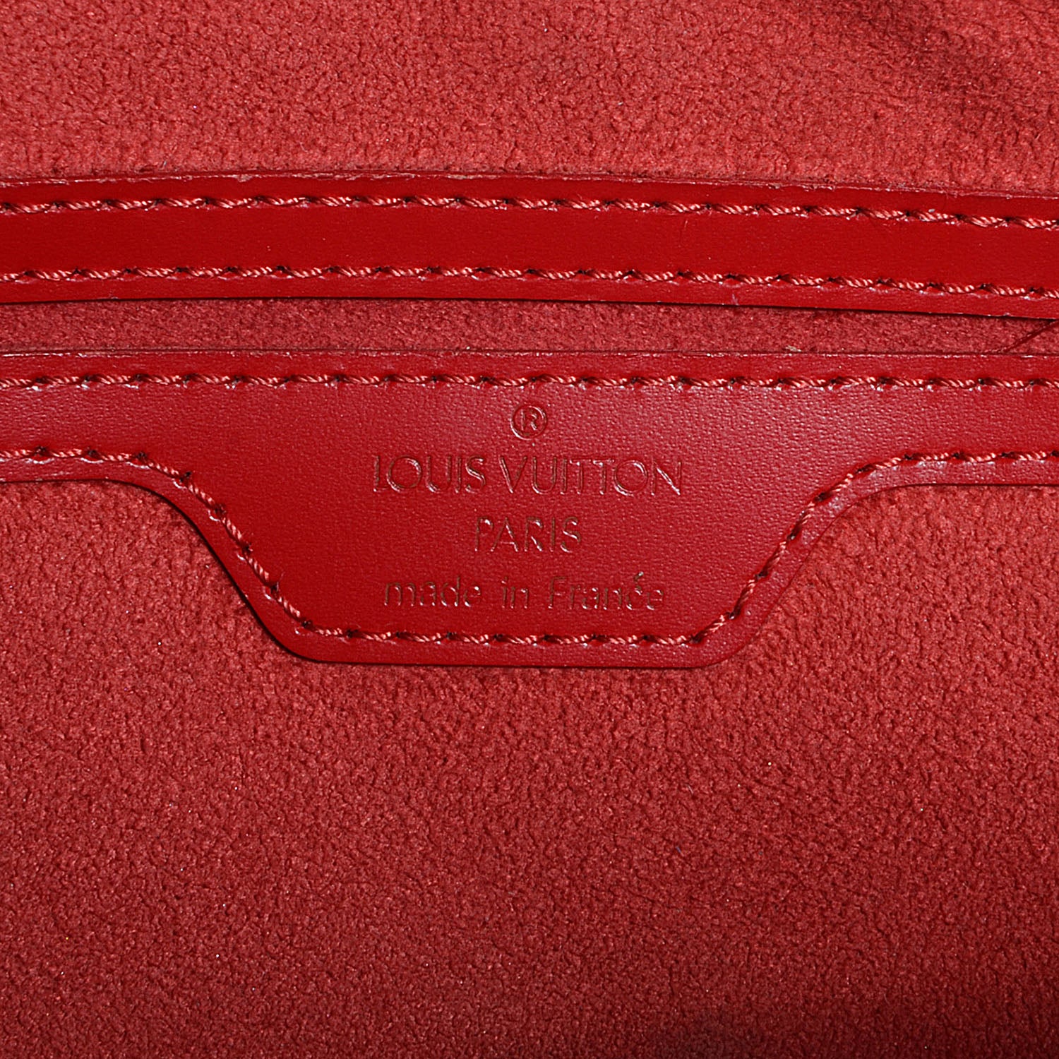 Louis Vuitton Epi Soufflot Rouge 7 of 8