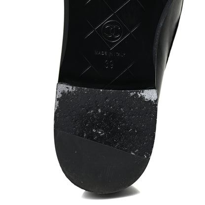 Chanel Lambskin Quilted CC Turnlock Loafers 39 Black 8 of 14