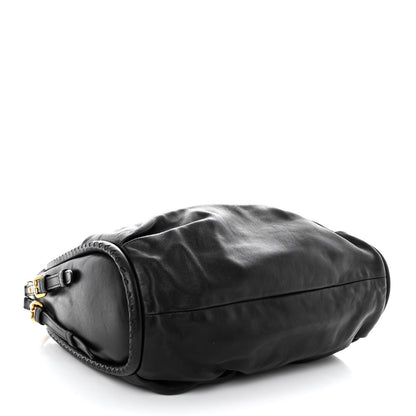 Christian Dior Lambskin Medium Libertine Hobo Black 4 of 10