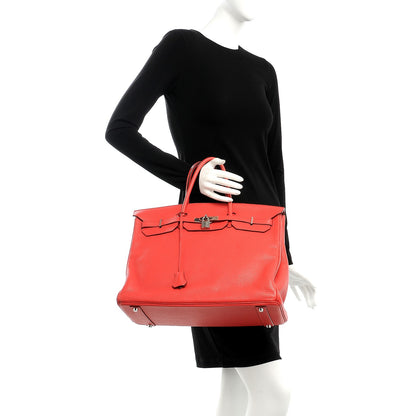 Hermes Taurillon Clemence Birkin 40 Bougainvillea 2 of 39