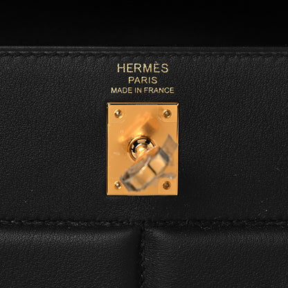 Hermes Swift Kelly Padded Sellier 25 Black 6 of 14