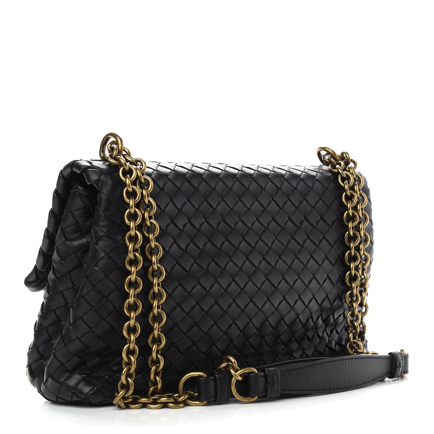 Bottega Veneta Nappa Intrecciato Small Olimpia Bag Black 3 of 8