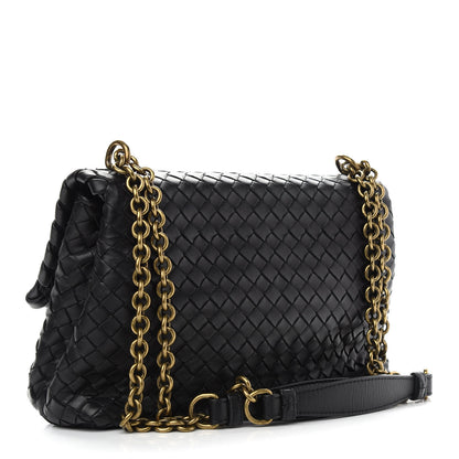 Bottega Veneta Nappa Intrecciato Small Olimpia Bag Black 3 of 8