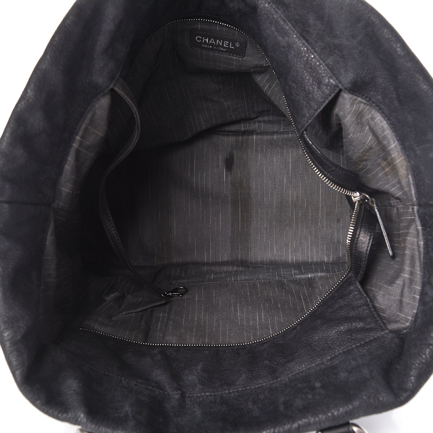 Chanel Washed Calfskin Tote Black 5 of 15