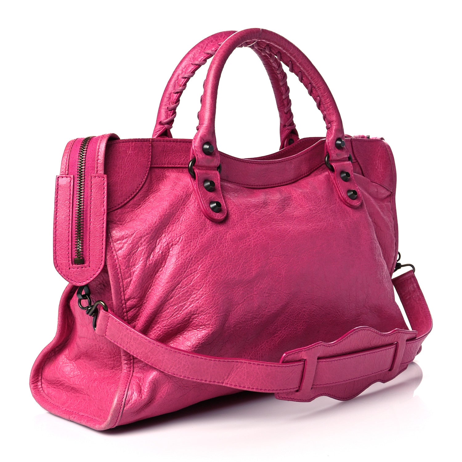 Balenciaga Agneau Classic Hardware City Cyclamen Fucsia 3 of 17