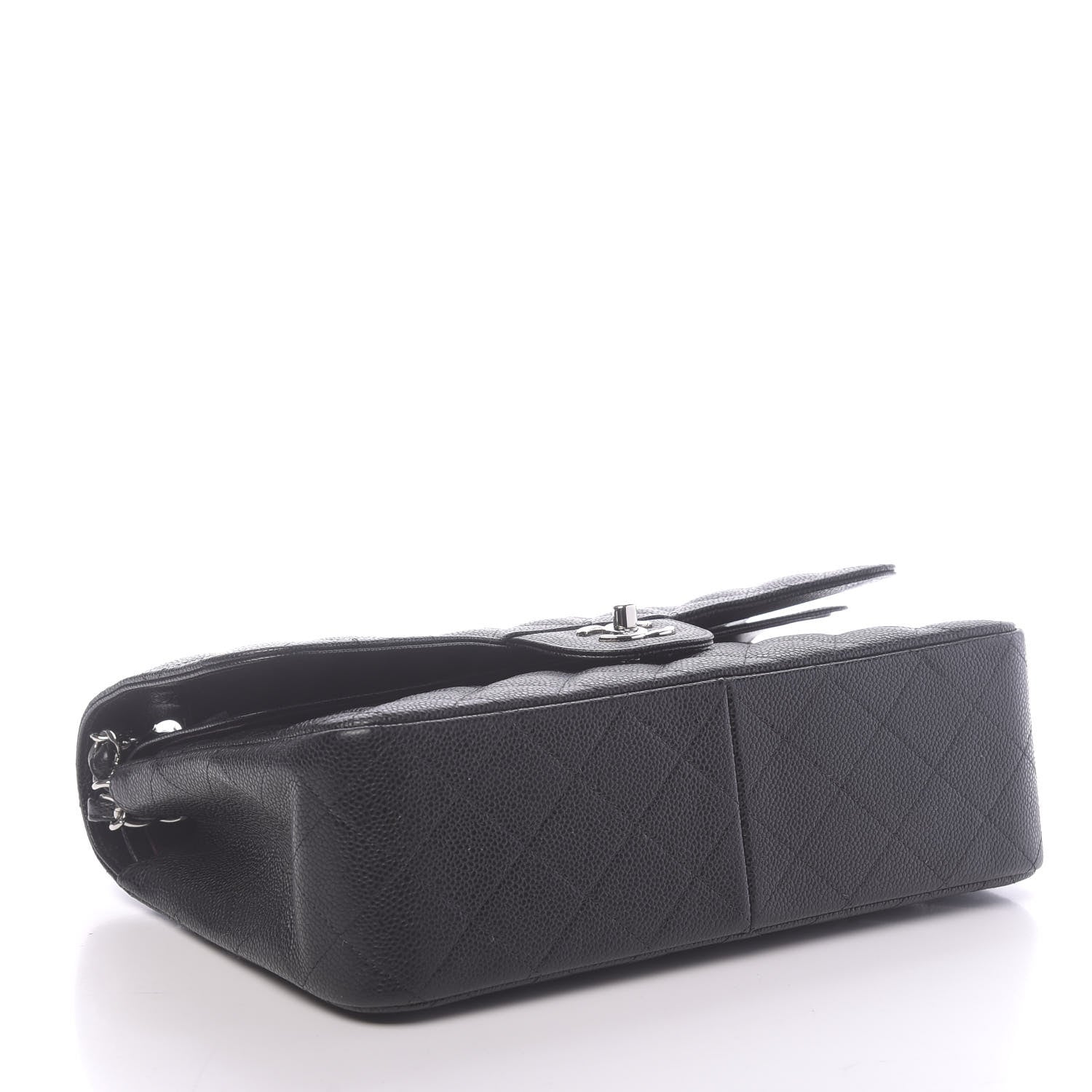 Chanel Caviar Quilted Jumbo Double Flap Black 4 of 10