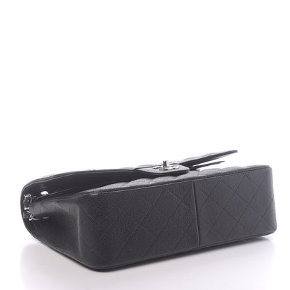Chanel Caviar Quilted Jumbo Double Flap Black 4 of 10