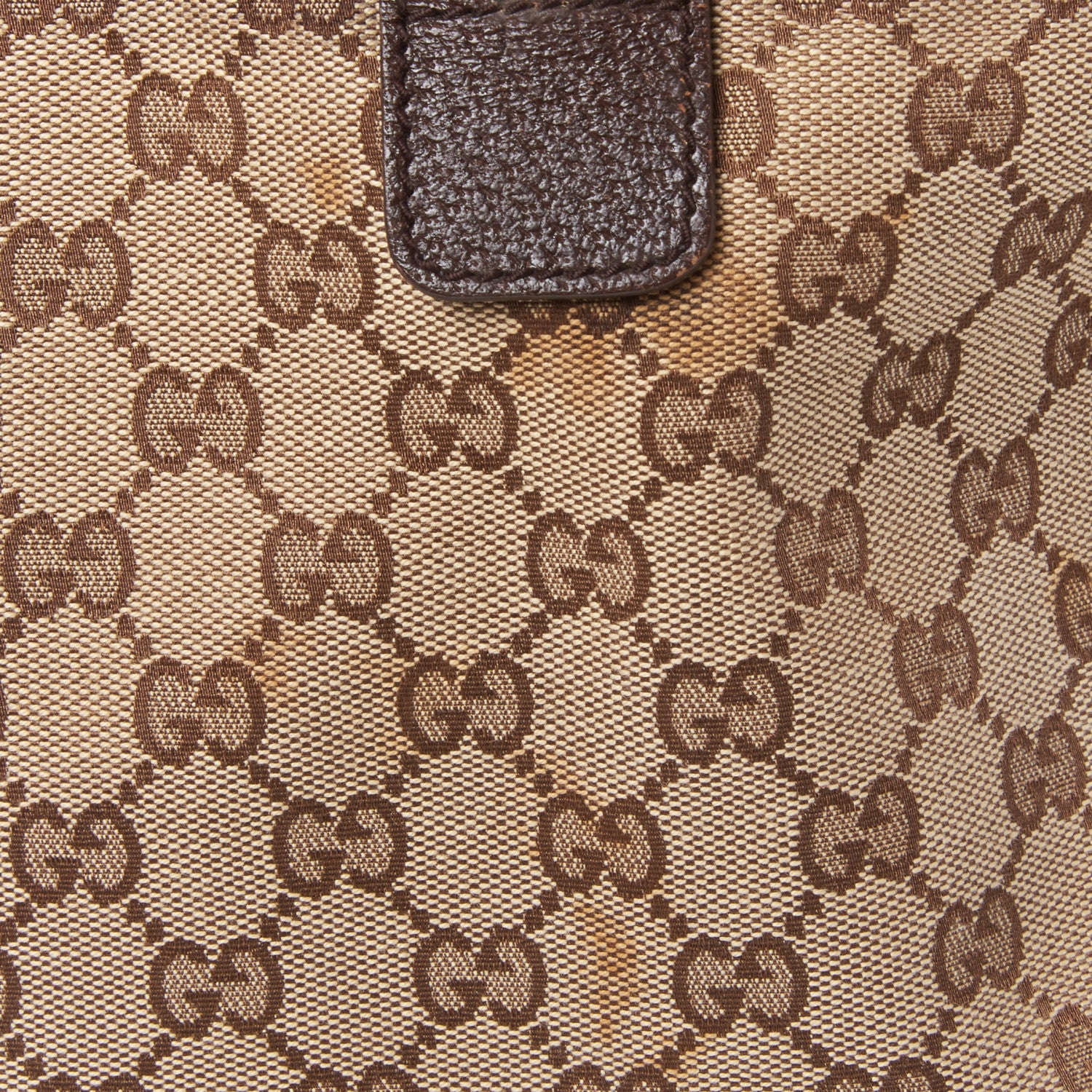 Gucci GG Monogram Web Medium Collapsible Carry On Duffle Beige Brown 10 of 10