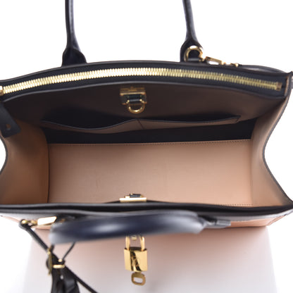 Louis Vuitton Calfskin City Steamer MM Vanilla Black 5 of 8