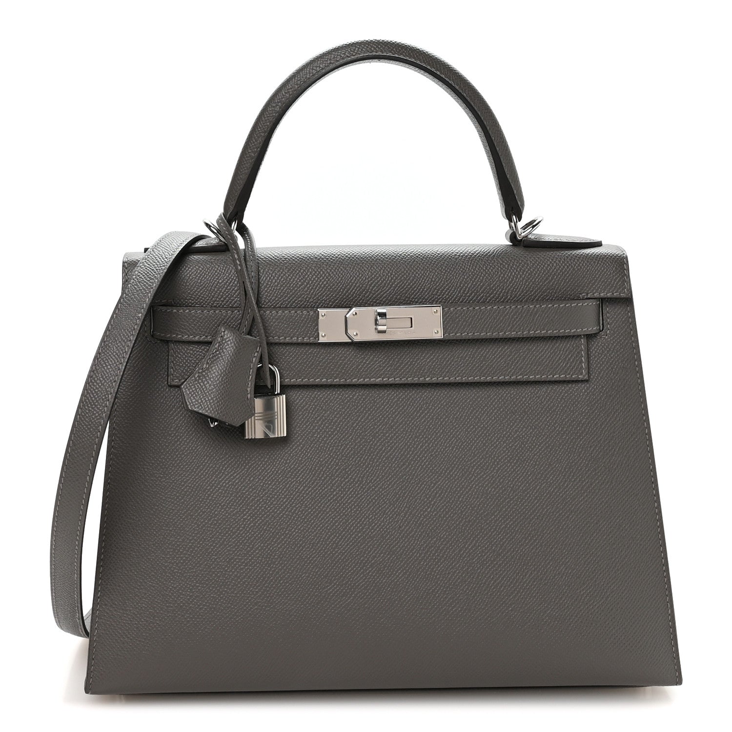 Hermes Epsom Kelly Sellier 28 Gris Misty 1 of 11