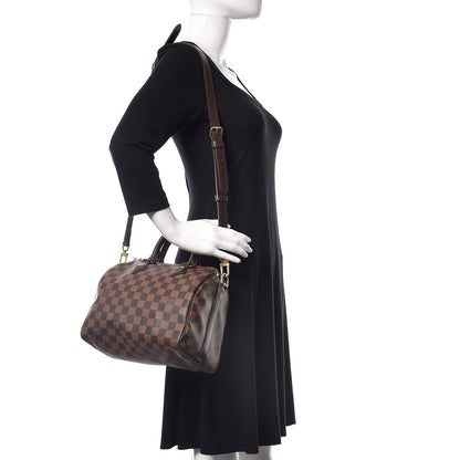 Louis Vuitton Damier Ebene Speedy Bandouliere 25 2 of 11