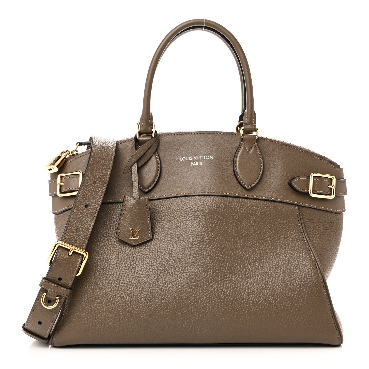 Louis Vuitton Taurillon Calfskin Vendome MM Earth 1 of 9