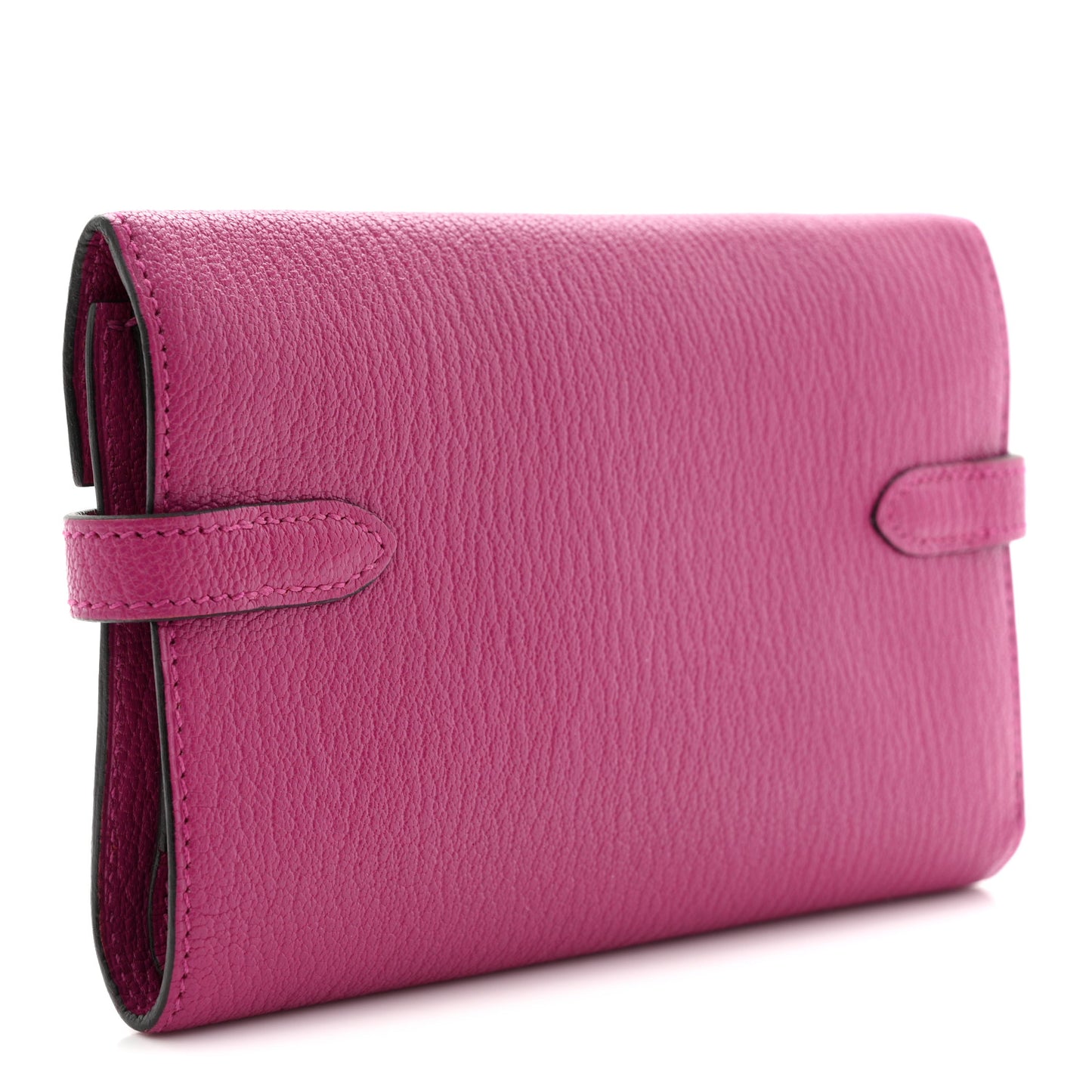 Chevre Mysore Medium Kelly Wallet Fuchsia