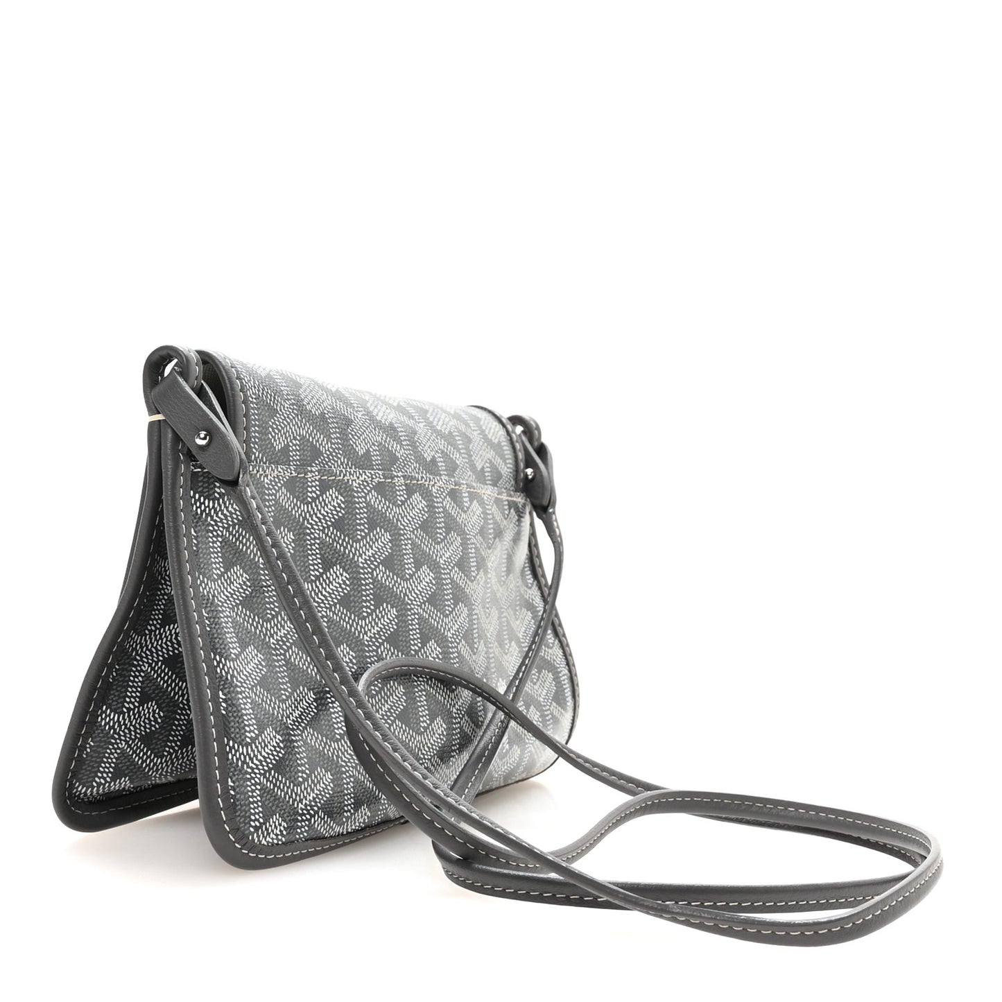 Goyardine Plumet Wallet Clutch Grey