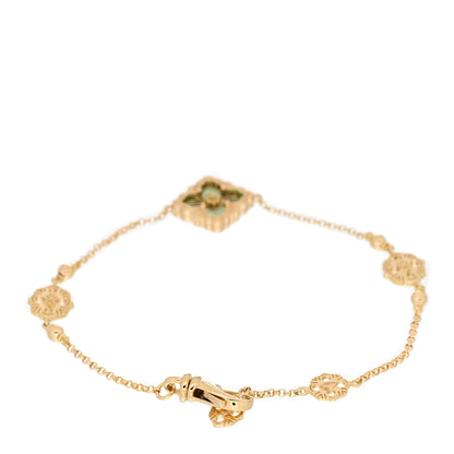 Buccellati 18K Yellow Gold Enamel Opera Tulle Bracelet Green 2 of 7