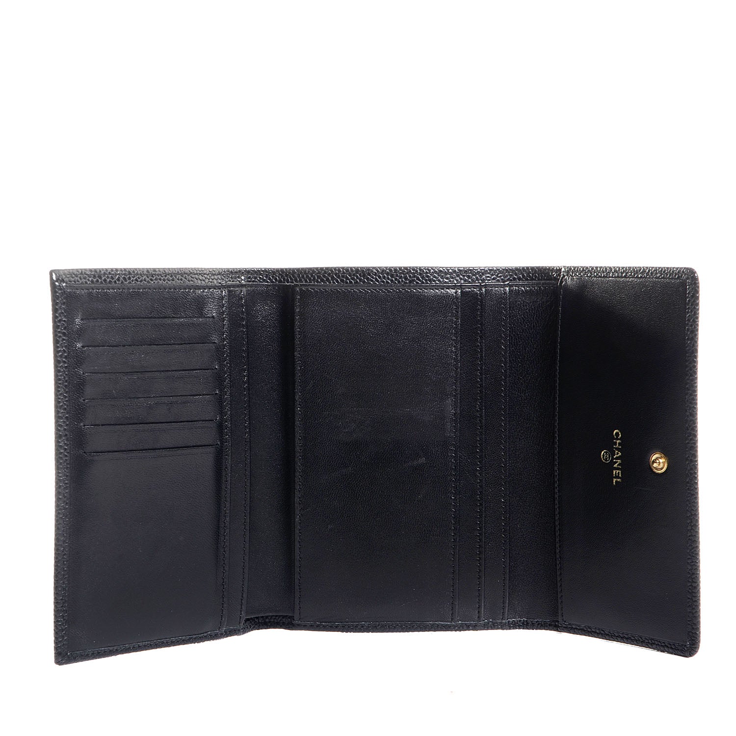 Chanel Caviar Timeless CC Wallet Black 5 of 8