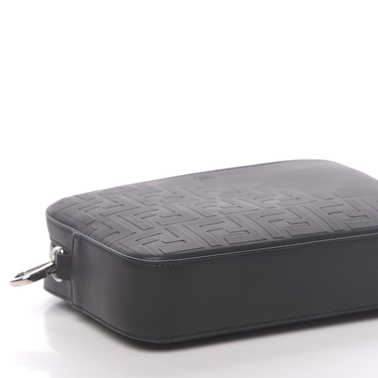 Fendi Vitello Grace FF Gradient Embossed Medium Camera Case Black 8 of 10