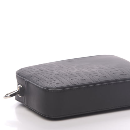 Fendi Vitello Grace FF Gradient Embossed Medium Camera Case Black 8 of 10