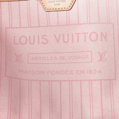 Louis Vuitton Damier Azur Neo Neverfull MM Rose Ballerine 6 of 13