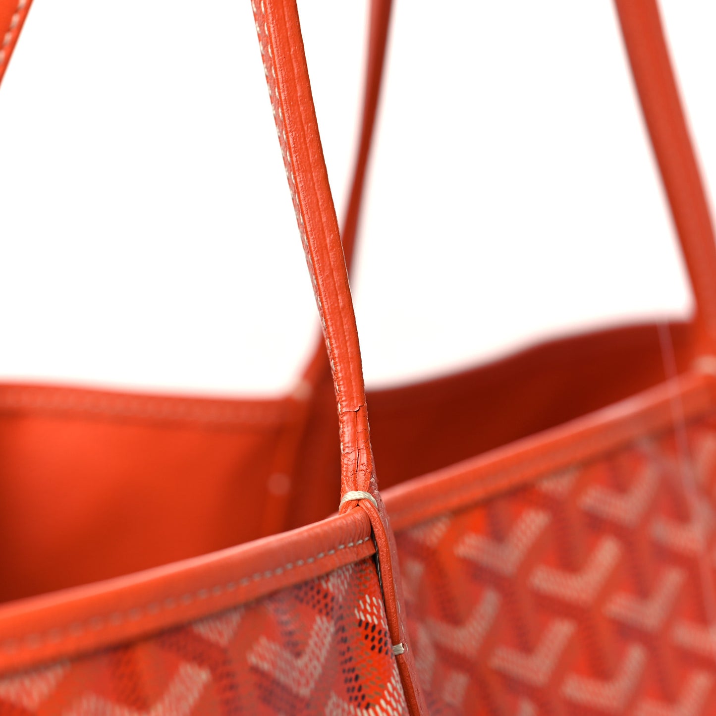 Goyardine Reversible Anjou GM Orange