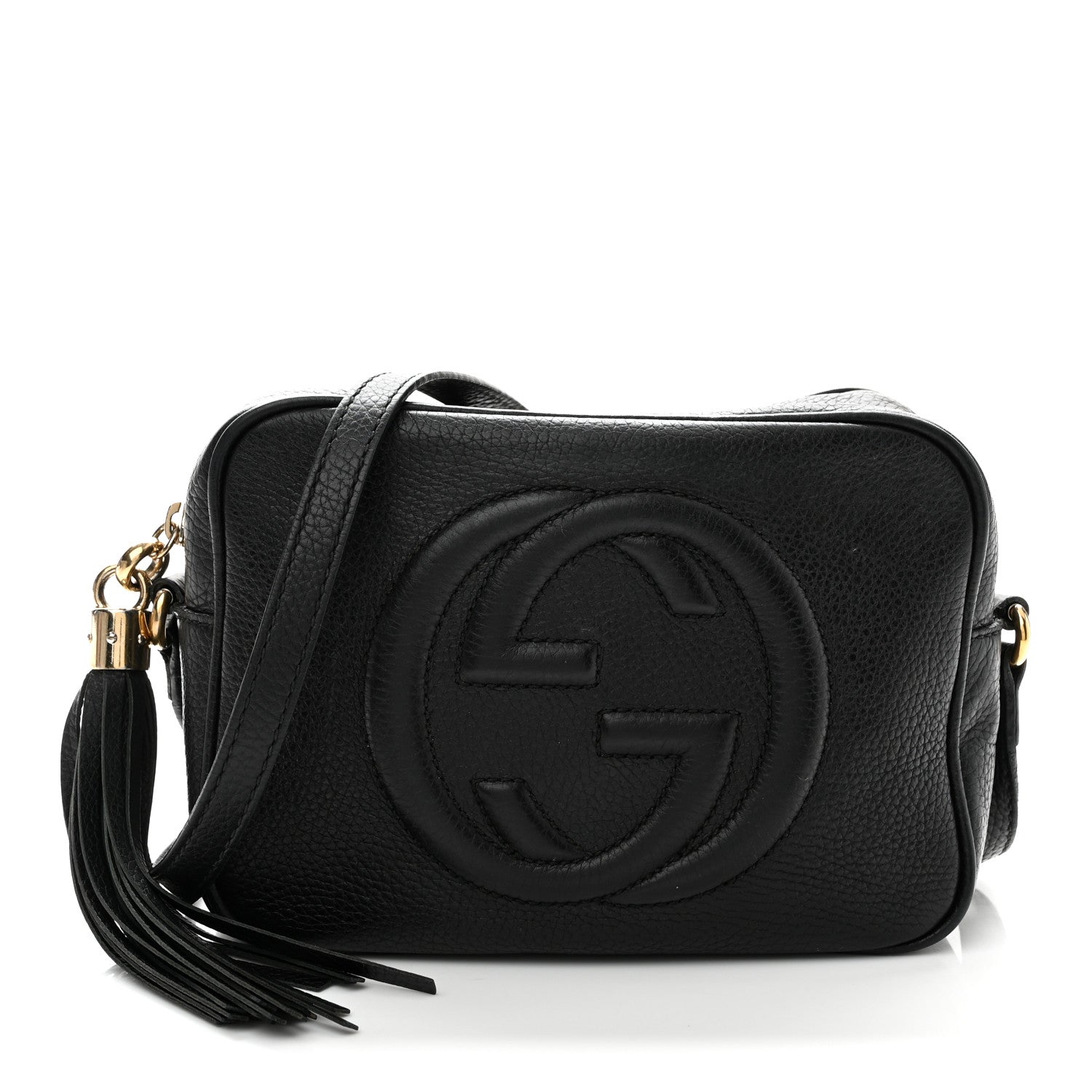 Gucci Pebbled Calfskin Small Soho Disco Bag Black 1 of 12