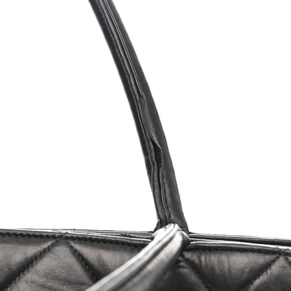 Chanel Lambskin Quilted Medallion Tote Black 11 of 12