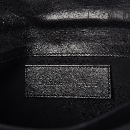 Balenciaga Agneau Classic Hardware Envelope Clutch Black 6 of 7