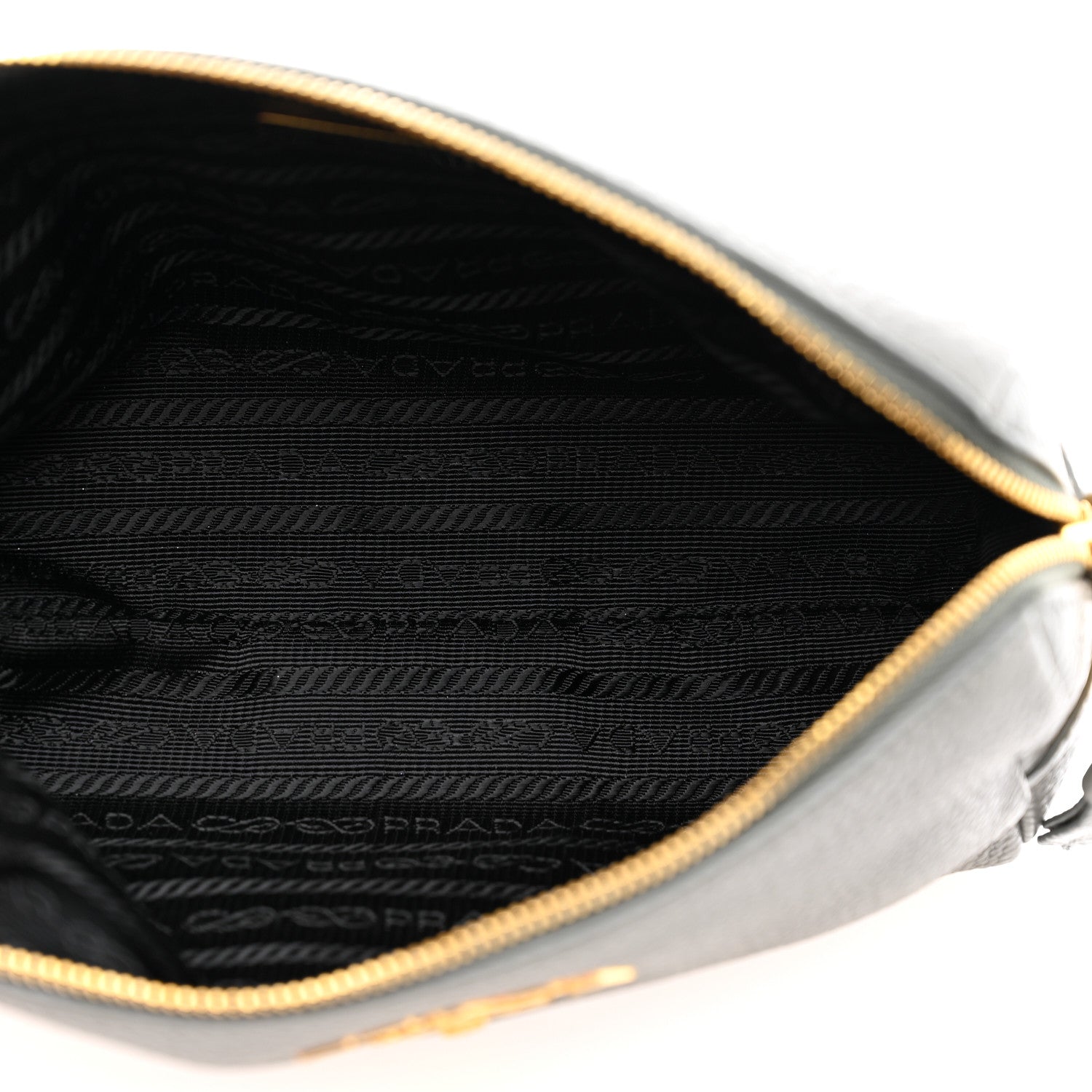 Prada Vitello Daino Cosmetic Pouch Argilla 7 of 10